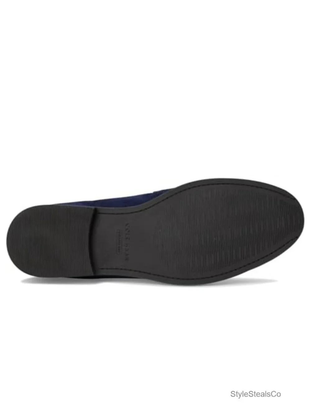Cole Haan Suede Leather Loafers w/ Double Maryjane Strap & 3D Lux Comfort